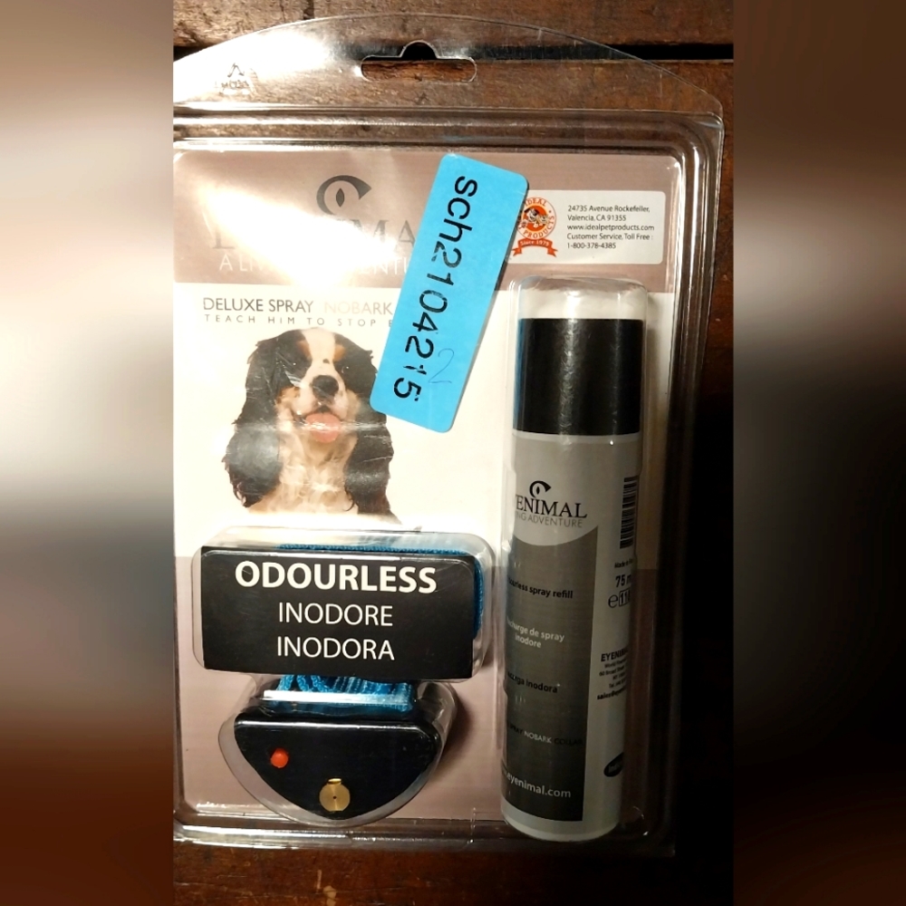 NWT Eyenimal Deluxe Spray No Bark Collar